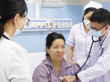 Cứu sống sản phụ ngưng tim 2 lần do thuyên tắc ối