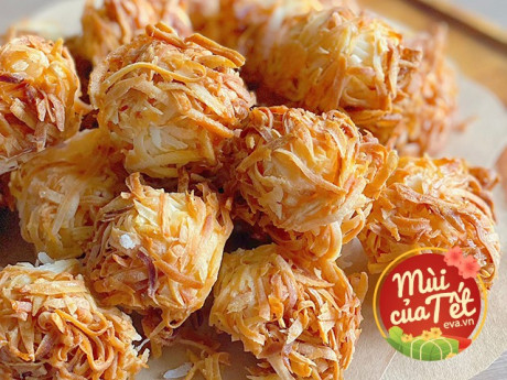 Cách làm bánh dừa nướng đơn giản, thơm nức, giòn rụm ngon "nhức nhối" ăn chơi ngày Tết