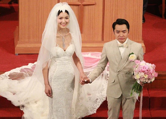 Hình ảnh đẹp trong đám cưới Lý Á Nam và Vương Tổ Lam.