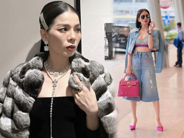 Giàu kếch xù, Lệ Quyên cũng có ngày mặc ké áo của con trai 13 tuổi, tổng thể trông thế nào?