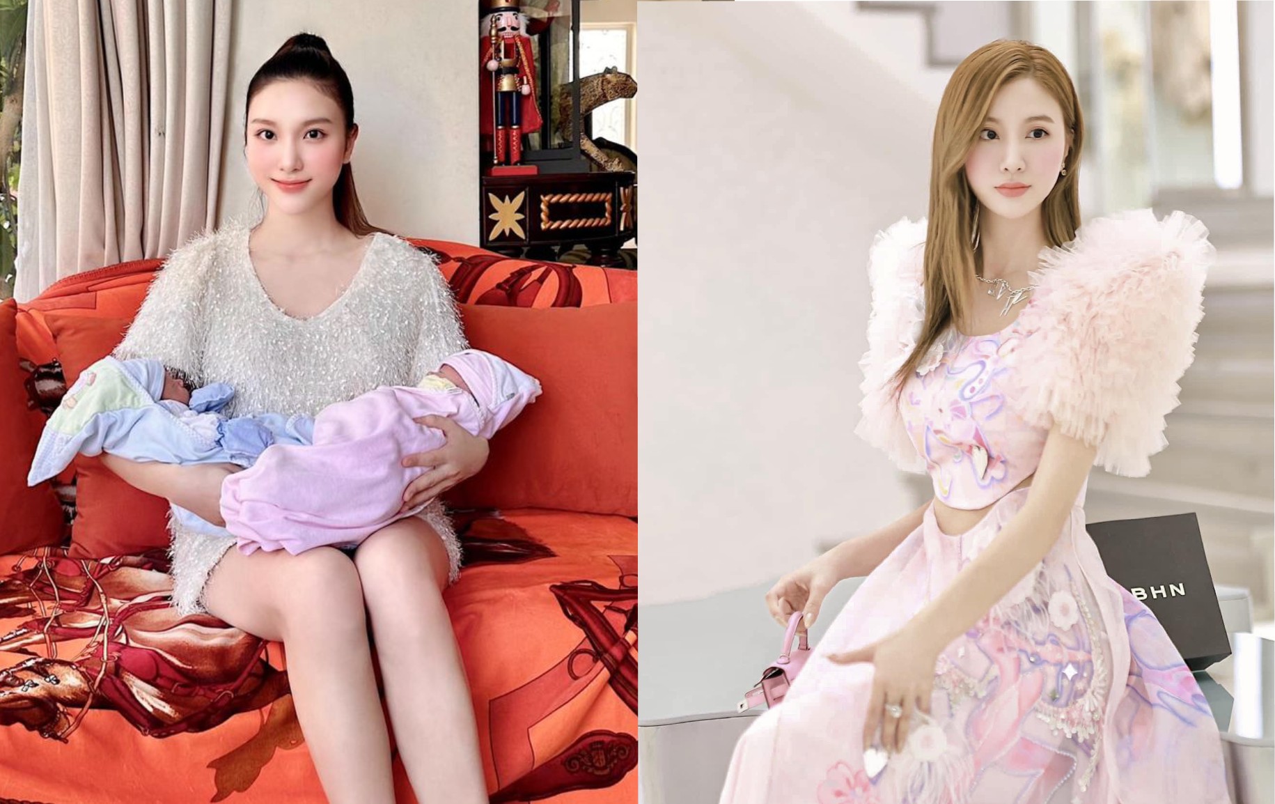 Nhan sắc rạng ngời của mẹ bỉm sữa khiến dân tình xuýt xoa.