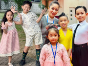 Cậu mợ nhà Khánh Thi - Phan Hiển lên đồ tại gia, sành điệu như fashionista nhí