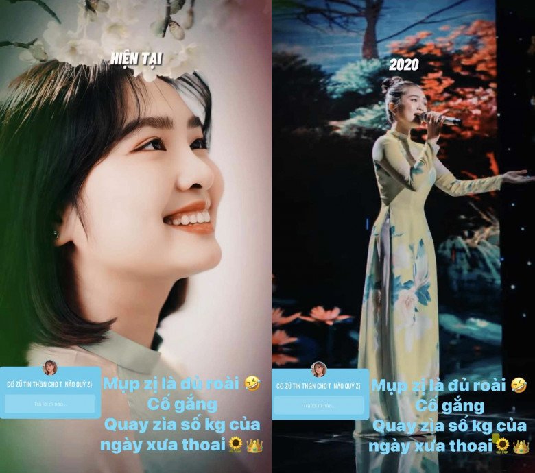 Thiện Nhân cố gắng trở lại vóc dáng thon thả.