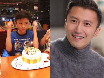 Sinh nhật con trai, Tạ Đình Phong không đến, gọi shipper gửi bánh kem, phản ứng của quý tử gây sốc