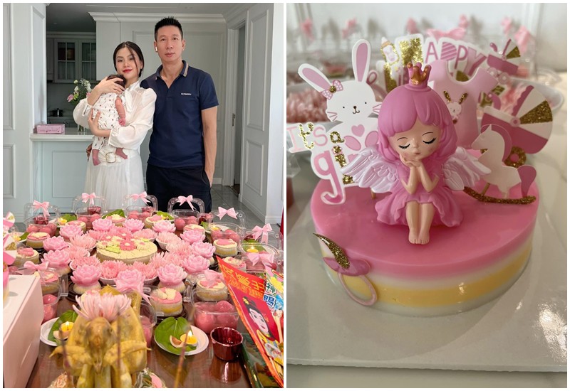 Á hậu Diễm Trang và chồng doanh nhân làm tiệc đầy tháng cho con gái thứ 2 thịnh soạnh và đủ đầy khiến nhiều ngưới xuýt xoa khen mãi.
