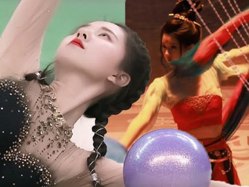 Clip Triệu Lộ Tư mặc đồ xuyên thấu biểu diễn hot trở lại, body mình hạc xương mai được khen hết lời