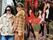 Thời trang - Hội bạn VFC ăn mặc sang chảnh đón tất niên, Lã Thanh Huyền khéo chọn đồ nổi nhất nhóm