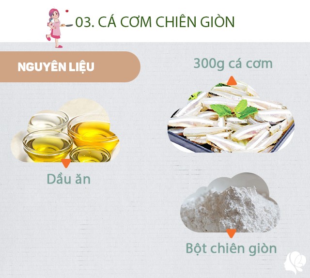 Chuẩn bị: 300g cá cơm, dầu ăn, một ít bột chiên giòn.