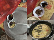 Bà bầu - Mẹ bầu 32 tuần khoe mâm cơm mẹ chồng để phần, ai nhìn thấy cũng sợ