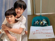 Yêu con - Viết thư nhận lỗi với bà ngoại thay anh cả, con út Lý Hải Minh Hà cho thấy cách bố mẹ nuôi dạy rất đặc biệt