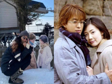 Nhớ kỷ niệm với Bae Yong Joon, nữ hoàng nước mắt dắt con gái đến phim trường Bản Tình Ca Mùa Đông