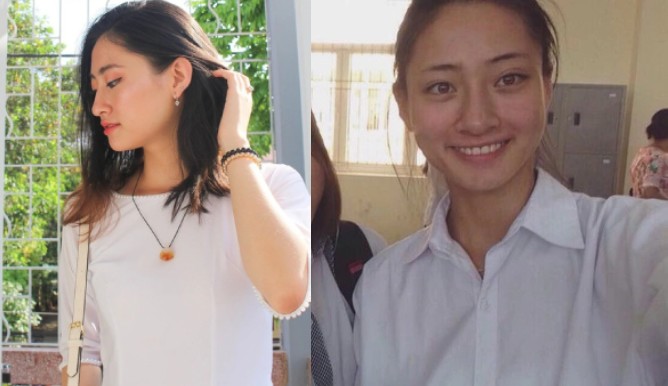 Lương Thùy Linh khoe vẻ đẹp tự nhiên thời còn là học sinh cấp 3.