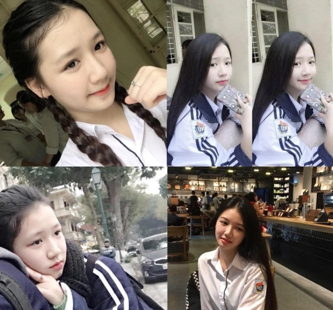 Nữ ca sĩ sở hữu vẻ ngoài ngây thơ, ngọt ngào.