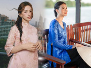 Thời trang - Hoa hậu xứ Dừa diện áo bà ba đón Tết, khác hẳn dàn nàng thơ áo dài