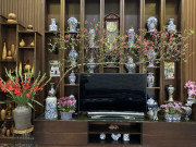 Nhà đẹp - Bật mí mẹo cắm đào huyền nở bung, tha hồ đón lộc Tết 2024