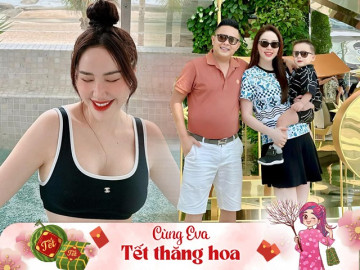 Bảo Thy xuống tóc ăn Tết, nhan sắc ra sao mà chồng tỏ thái độ, chị em lại đòi học theo?