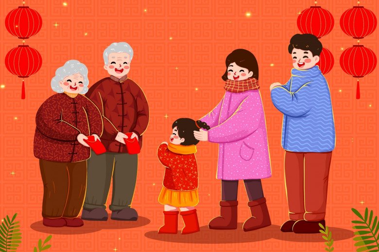 Bố mẹ cần hướng dẫn trẻ cách nhận lì xì khéo léo, tránh tình huống gây xấu hổ (Ảnh minh hoạ).