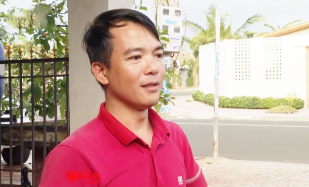 Anh Phạm Hoàng Thái - chủ nhân của vườn cây quý tại Bình Phước.
