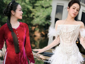 Khi Nữ hoàng áo bà ba Nhật Kim Anh ăn diện đón Tết, không váy đầm o ép vẫn khoe đường cong đẹp mê