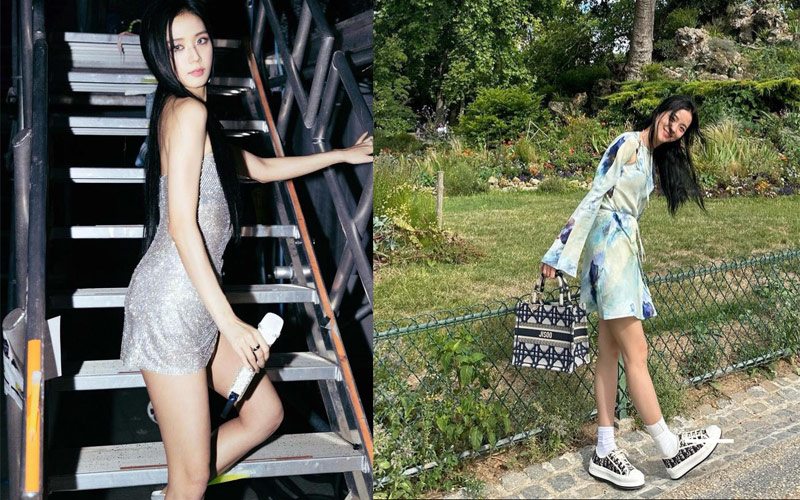 Thỉnh thoảng, Jisoo thay đổi hình ảnh với phong cách thời trang menswear nhưng ở “phiên bản” nữ tính hơn đậm chất nàng hậu quốc dân ở Hàn. 
