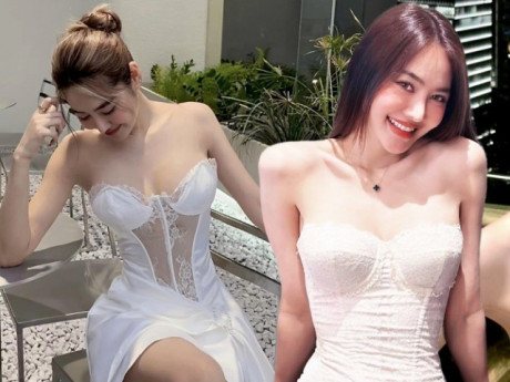 Em gái Ngọc Trinh từng bị đồn "đập mặt xây lại", giờ thích mặc áo không dây khoe đường cong