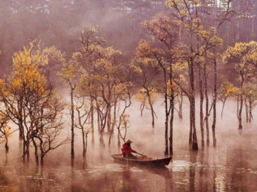 Suối Tía - vẻ đẹp tựa tiên cảnh nơi thượng nguồn hồ Tuyền Lâm
