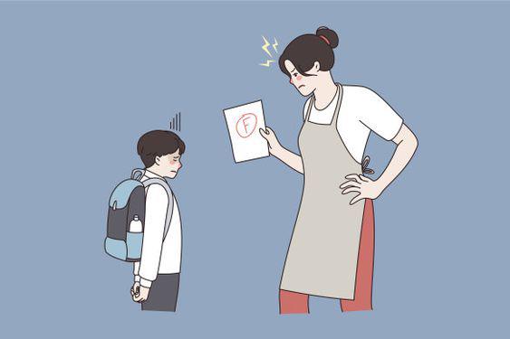 Bố mẹ đừng mắc sai lầm khi nghĩ rằng, những lời chê bai, gây áp lực có thể giúp con học tốt hơn.