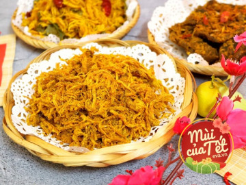 Cách làm bò khô xé sợi ngọt ngọt, cay cay cho Tết Giáp Thìn