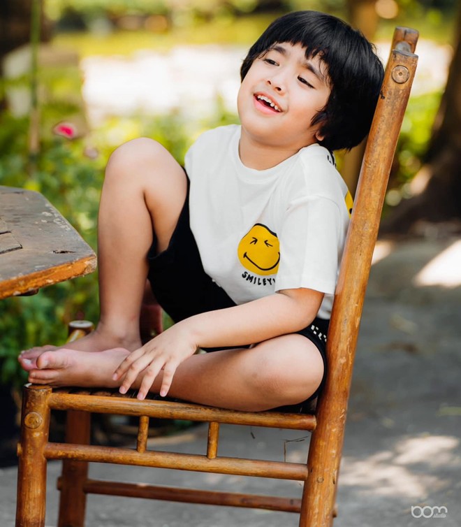 Con trai diễn viên Nguyệt Ánh 6 tuổi chuẩn trai Ấn. Ảnh Nhân Võ