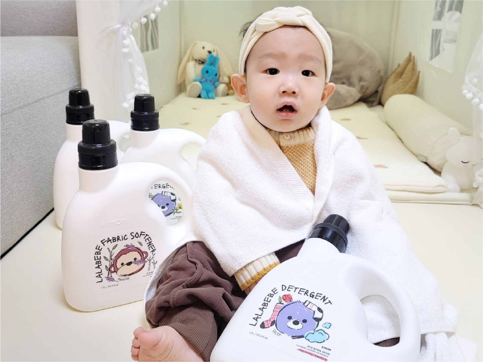 Labeb Mama K-mom Lalabebe cùng mẹ bảo vệ làn da nhạy cảm của bé