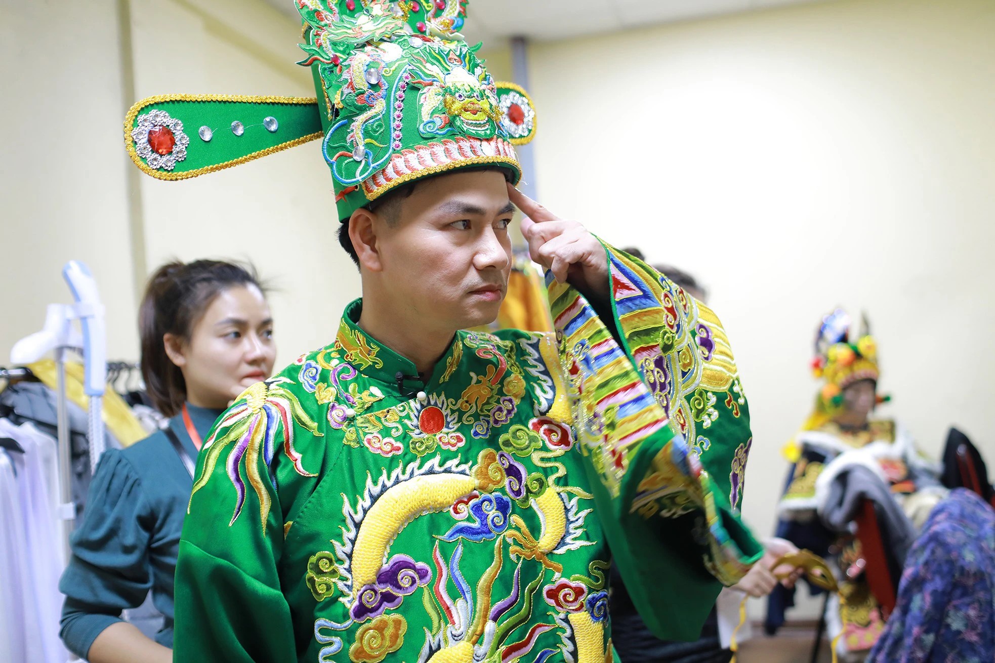 Xuân Bắc và dàn nghệ sĩ quen thuộc của chương trình vắng bóng ở Táo Quân 2024, chỉ còn Ngọc Hoàng - Quốc Khánh.