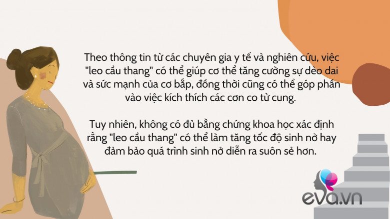 Nhiều mẹ bầu chăm amp;#34;leo cầu thangamp;#34; để sinh nở nhanh chóng và suôn sẻ, sự thật thế nào? - 1