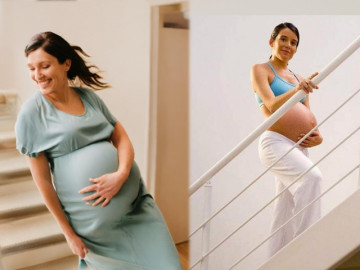 Nhiều mẹ bầu chăm   leo cầu thang   để sinh nở nhanh chóng và suôn sẻ, sự thật thế nào?