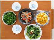 Bà bầu - Anh chồng ngày 3 bữa nấu ăn cho vợ bầu, nhìn thực đơn ngon đẹp ai nấy xuýt xoa
