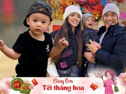 Thời trang - Con trai lai Ukraine của Bùi Tiến Dũng sành điệu không đợi tuổi, ảnh diện áo dài cùng bố mẹ "gây sốt"