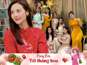 Thời trang - Hội bạn thân của "vũ trụ VFC" diện áo dài đón Tết, Phan Minh Huyền chơi trội với thiết kế không giống ai