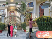 Nhà đẹp - Vợ chồng Việt Hương khoe biệt thự bề thế 240 tỷ đồng ngày giáp Tết, chậu cúc cao hơn người làm dân tình trầm trồ