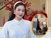 Làm đẹp - Ở Mỹ vẫn mê bánh chưng bánh tét, Phạm Hương phải làm điều này để không mất dáng Hoa hậu