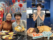 Bếp Eva - Diễn viên "Về nhà đi con" khoe món ăn đầy màu sắc ngày Tết, làm khán giả cười lăn với cảnh chặt gà