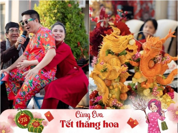 Choáng với thực đơn ăn Tết 5 mùng nhà nữ ca sĩ giàu sụ, có cả món song long mừng năm Giáp Thìn