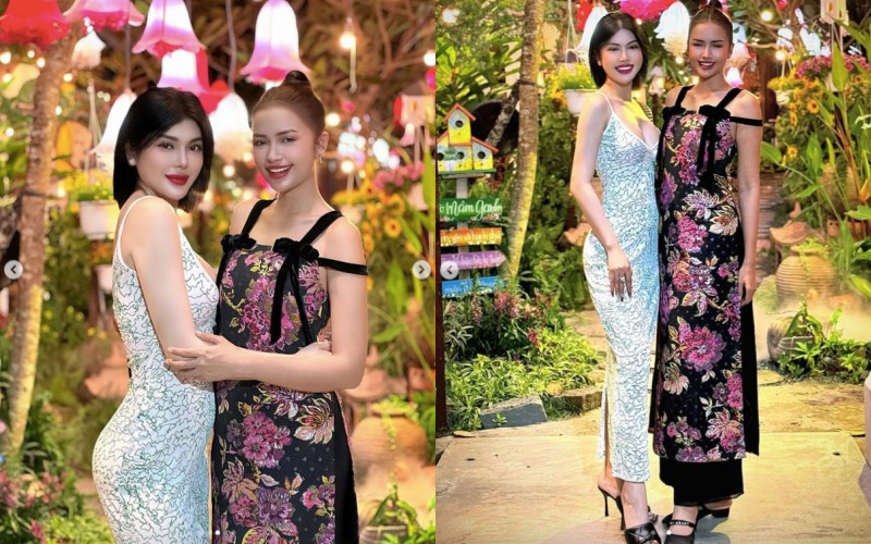 Mới đây, trên trang cá nhân của Lily Chen, cô nàng tưng bừng khoe hình ảnh chụp cùng với Hoa hậu Hoàn vũ Việt Nam 2023 - Ngọc Châu.

