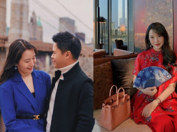 Xem vợ thiếu gia Phan Thành lên đồ ra phố: Ăn mặc rực rỡ, xách túi tiền tỷ khiến chị em áp lực thay
