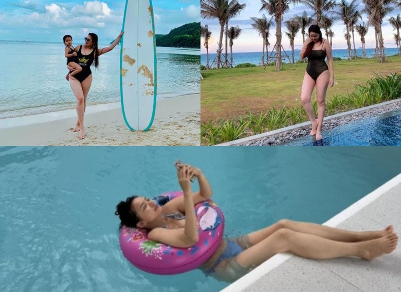 Nhìn lại sự thay đổi vóc dáng của bà mẹ một con trong những năm qua, hẳn là phải dành sự ngưỡng mộ cho cô. Chính nhờ cân nặng giảm dần đều về mức phù hợp, nhan sắc của Phan Như Thảo cũng trông trẻ trung hơn hẳn. 