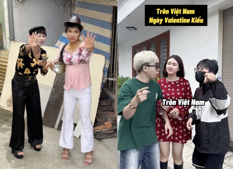 Những video trôn Việt Nam xuất hiện liên tục trên Tiktok. (Ảnh: lapnguyen2k1, antaam99)