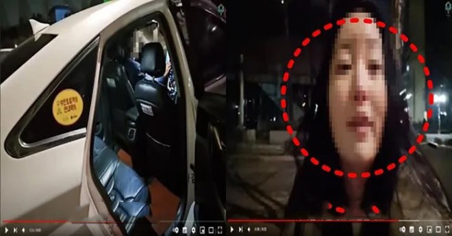 Cô A bày tỏ sự khó chịu khi vào xe taxi và nói với chủ xe.