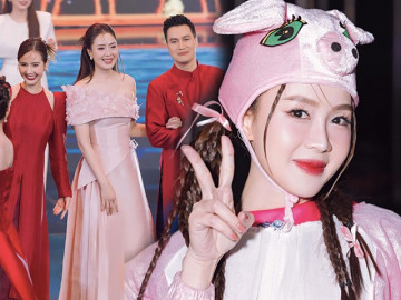 Hồng Diễm 41 tuổi đẹp xứng danh nữ thần VTV, đứng cạnh Quỳnh Kool càng nổi lấn át nhờ đôi chân dài