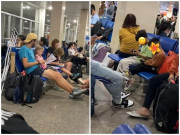 Yêu con - Khung cảnh trái ngược giữa trẻ em Việt Nam và nước ngoài ở sân bay Tân Sơn Nhất gây tranh cãi