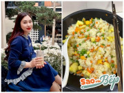 Bếp Eva - Bà xã Tự Long khoe chảo cơm sau Tết, vợ "cô Đẩu" vào khen hết lời, có người muốn được mời tới ăn thử