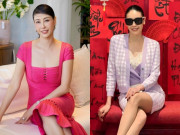 Thời trang - Hoa hậu Hà Kiều Anh phối áo ngủ với đồ giá rẻ ra phố mà không ai hay biết