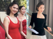 Giải trí - Ngọc Trinh trở lại thân phận "chủ tịch", diện đầm đỏ sang chảnh nhưng lộ rõ vết sẹo do tai nạn xe mô tô